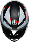 AGV K6 Helmet - Flash - Black/Gray/Red - XL 216301O2MY01010