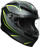 AGV K6 Helmet - Flash - Gray/Black/Lime - Small 216301O2MY01105