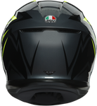 AGV K6 Helmet - Flash - Gray/Black/Lime - MS 216301O2MY01106