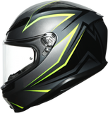 AGV K6 Helmet - Flash - Gray/Black/Lime - XL 216301O2MY01110