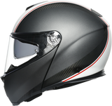 AGV SportModular Helmet - Cover - Matte Gunmetal/White - Medium 211201O2IY01312