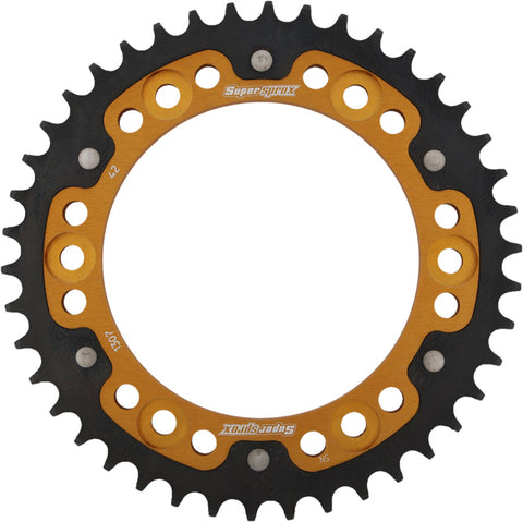 Rear Stealth Sprocket Alu/Stl 42t 525 Gld Hon