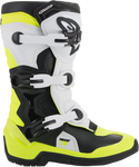 ALPINESTARS Tech 3S Boots - Black/White/Fluorescent Yellow - US 7 2014018-125-7