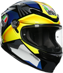 AGV K6 Helmet - Joan - Black/Blue/Yellow - ML 216301O2MY01208