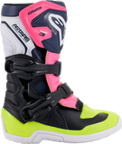 ALPINESTARS Youth Tech 3S Boots - Black/Blue/Pink - US 10 2014518-1176-10