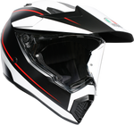 AGV AX9 Helmet - Matte Black/White/Red - MS 7631O2LY003006