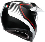 AGV AX9 Helmet - Matte Black/White/Red - ML 7631O2LY003008