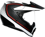 AGV AX9 Helmet - Matte Black/White/Red - Large 7631O2LY003009