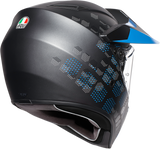 AGV AX9 Helmet - Matte Black/Cyan - MS 7631O2LY006006