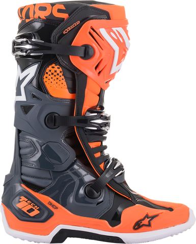 ALPINESTARS Tech 10 Boots - Fluorescent Orange/Cool Gray - US 9 2010020-9040-9