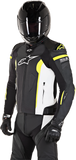 ALPINESTARS Missile Leather Jacket - Black/White/Yellow - US 50 / EU 60 3100118-1260-60