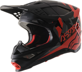 ALPINESTARS Supertech M8 Helmet - Echo - MIPS® - Black/Red/Gloss - Medium 8302621-1116-MD