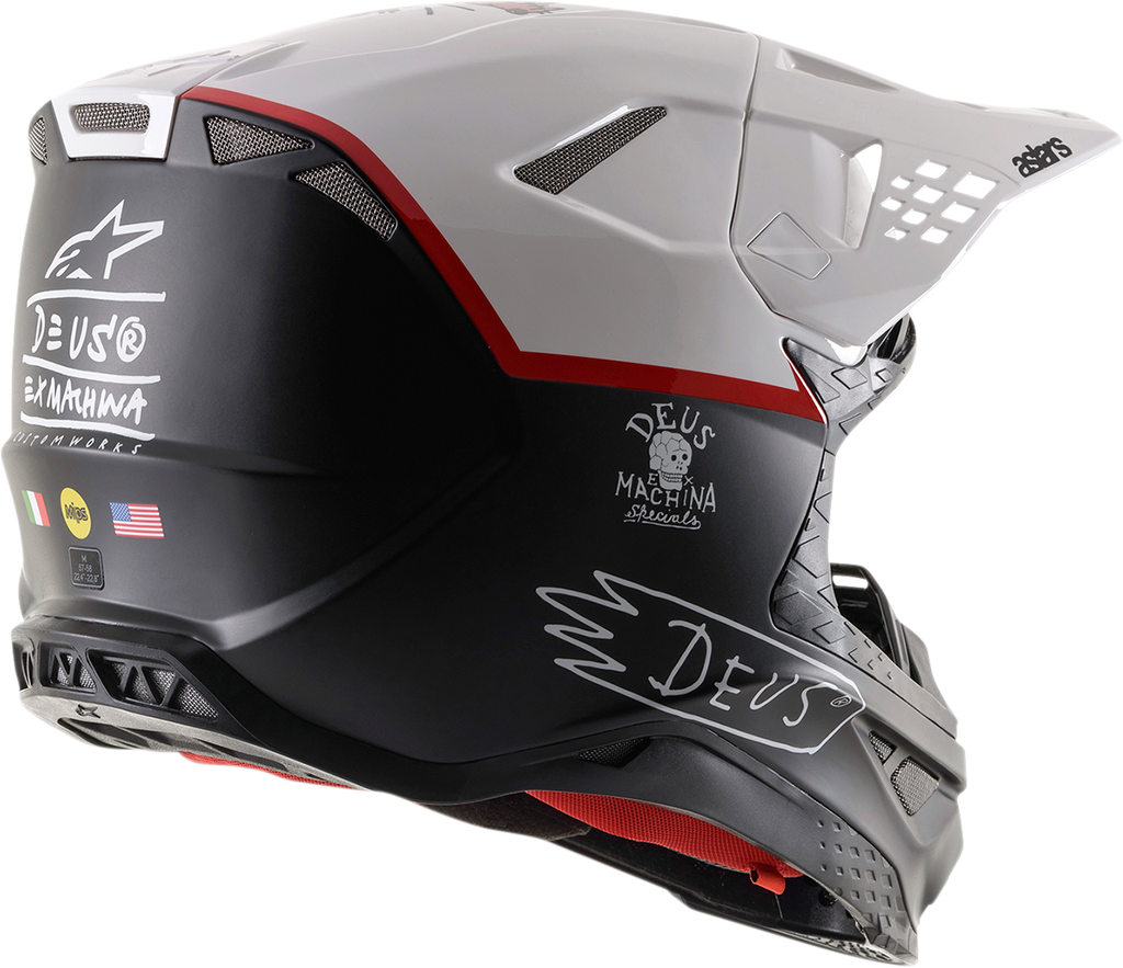 deus ex machina motorcycle helmet ALPINESTARS Supertech M8 Helmet - Deus Ex Machina - MIPS