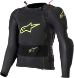 ALPINESTARS Youth Bionic Plus Protection Jacket - Black/Yellow Fluo - S/M 6545620-155-S/M