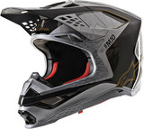 ALPINESTARS Supertech M10 Helmet - Alloy - MIPS - Black/Silver - Medium 8301720-1909-MD