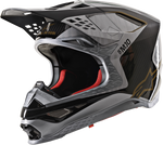 ALPINESTARS Supertech M10 Helmet - Alloy - MIPS - Black/Silver - XL 8301720-1909-XL