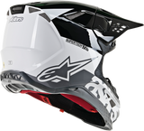ALPINESTARS Supertech M8 Helmet - Radium - MIPS - White/Black/Mid Gray Glossy - Large 8301519-2182-LG