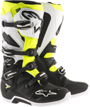 ALPINESTARS Tech 7 Enduro Boots - Black/White/Fluorescent Yellow - US 7 2012114-125-7