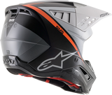 ALPINESTARS SM5 Helmet - Rayon - Black/White/Orange - XS 8304121-1242-XS
