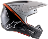 ALPINESTARS SM5 Helmet - Rayon - Black/White/Orange - Large 8304121-1242-LG