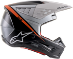 ALPINESTARS SM5 Helmet - Rayon - Black/White/Orange - XL 8304121-1242-XL