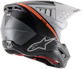 ALPINESTARS SM5 Helmet - Rayon - Black/White/Orange - 2XL 8304121-1242-2X