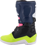 ALPINESTARS Tech 3S Boots - Black/Blue/Pink - US 1 2014518-1176-1
