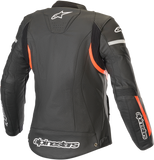 ALPINESTARS Stella Kira Leather Jacket - Black/Red - US 4 / EU 40 3112019-1030-40