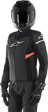 ALPINESTARS Stella Kira Leather Jacket - Black/Red - US 10 / EU 46 3112019-1030-46