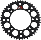 RENTHAL Sprocket - Black - 47 Tooth 121U-428-47GPBK