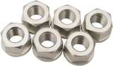 DRIVEN RACING Aluminum Sprocket Nuts - Silver - M10 x 1.25 DSNSL