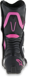 ALPINESTARS SMX-6  v2 Vented Boots - Black/Pink/White - US 8 / EU 39 2223117-1132-39