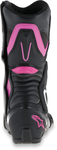 ALPINESTARS SMX-6  v2 Vented Boots - Black/Pink/White - US 8.5 / EU 40 2223117-1132-40