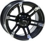 AMS Wheel - Front/Rear - Machined Black - 14x7 - 4/110 - 5+2 4730-031AB