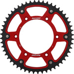 Rear Stealth Sprocket Alu/Stl 52t 520 Red Hon