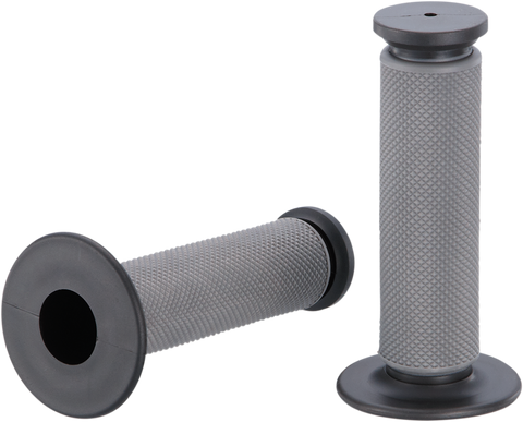 MOOSE RACING Grips - Qualifier - Diamond - Gray MG-12-XBM