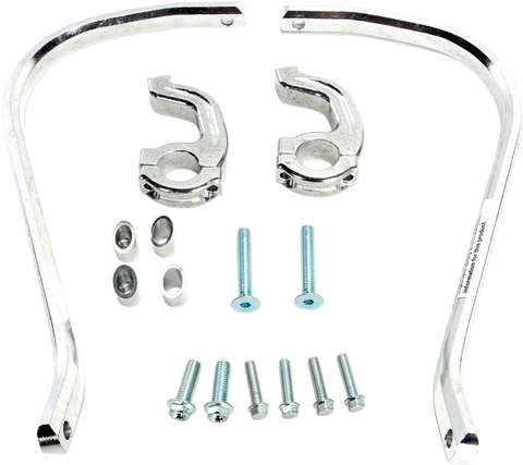 MOOSE RACING Handguards - Contour - 1-1/8" - Silver 50-5214S