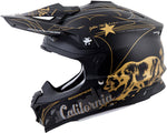 Vx 35 Off Road Helmet Golden State Black Xs