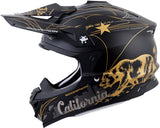 Vx 35 Off Road Helmet Golden State Black 2x