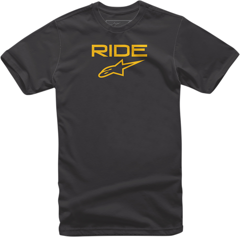 ALPINESTARS Ride 2.0 T-Shirt - Black/Yellow - Large 1038720001050L