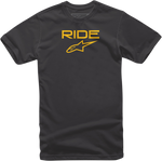 ALPINESTARS Ride 2.0 T-Shirt- Black/Yellow - XL 1038720001050XL