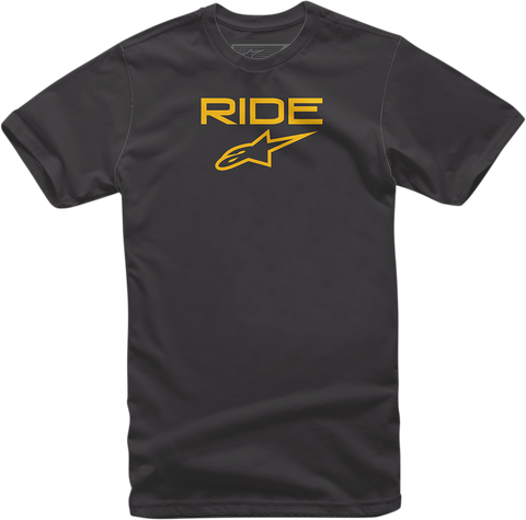 ALPINESTARS Ride 2.0 T-Shirt - Black/Yellow - 2XL 10387200010502X