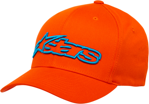 ALPINESTARS Blaze Flexfit® Hat - Orange/Blue - Small/Medium 1039810054072SM