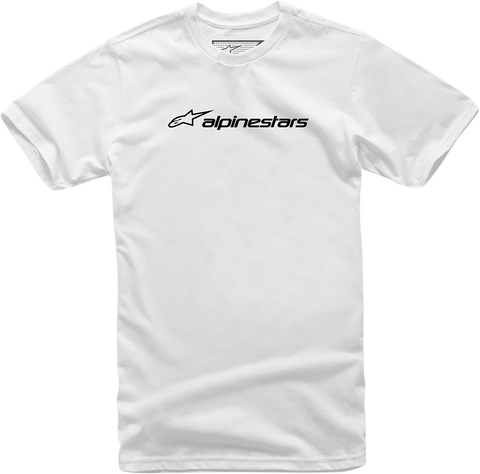 ALPINESTARS Linear T-Shirt - White/Black - Medium 1211720242010M