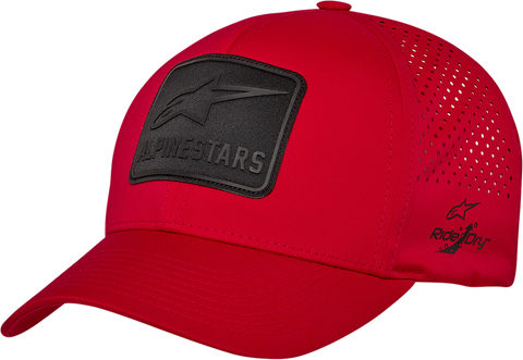 ALPINESTARS Decore Lazer Tech Hat - Red - Small/Medium 12118100730SM