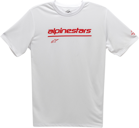 ALPINESTARS Tech Line Up Performance T-Shirt - White - Medium 121173800020M