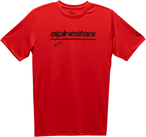 ALPINESTARS Tech Line Up Performance T-Shirt - Red - Medium 12117380030M