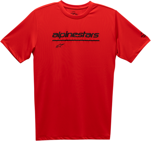 ALPINESTARS Tech Line Up Performance T-Shirt - Red - Large 12117380030L