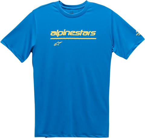 ALPINESTARS Tech Line Up Performance T-Shirt - Bright Blue - XL 121173800760XL