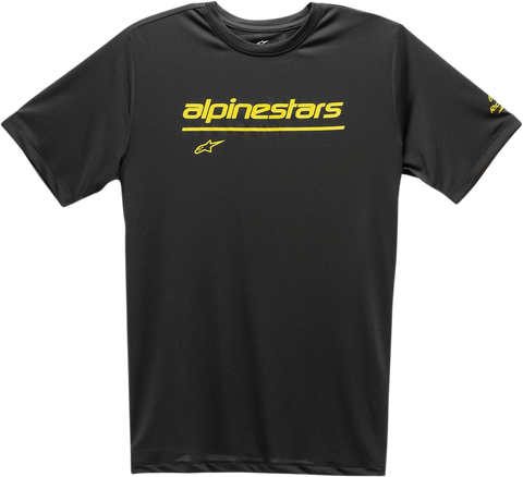 ALPINESTARS Tech Line Up Performance T-Shirt - Black - Large 12117380010L